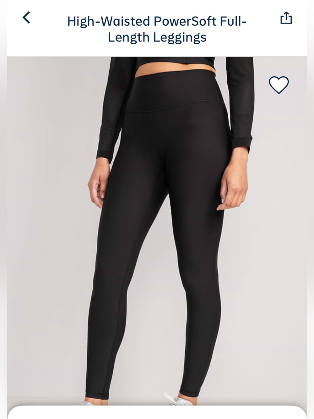 powersoft high waisted leggings